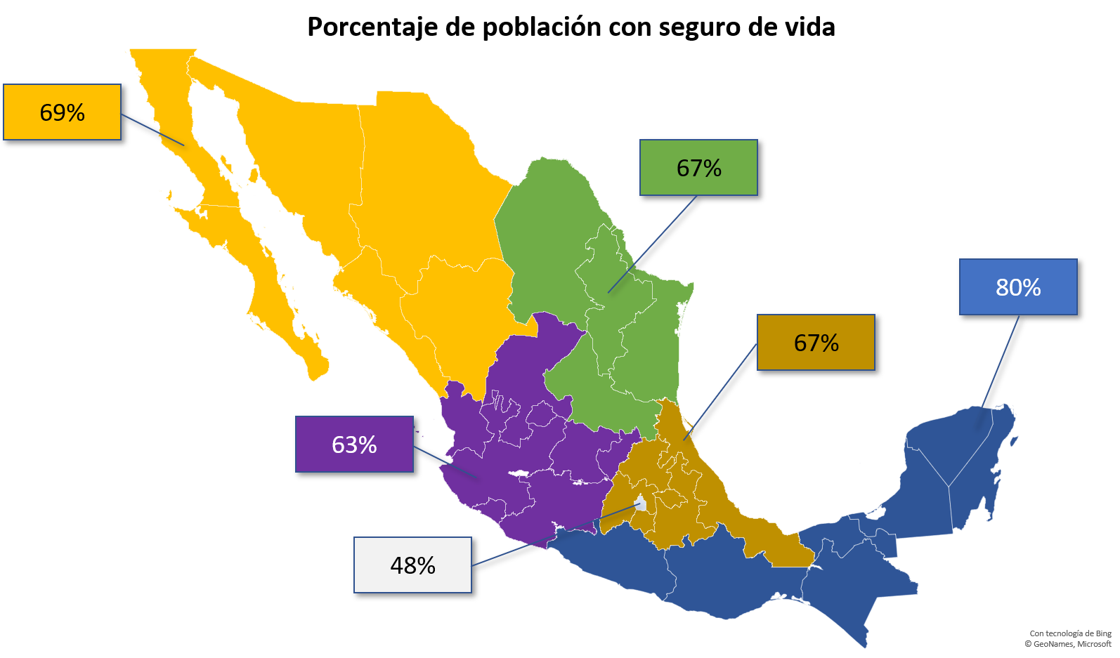 mapa Mexico