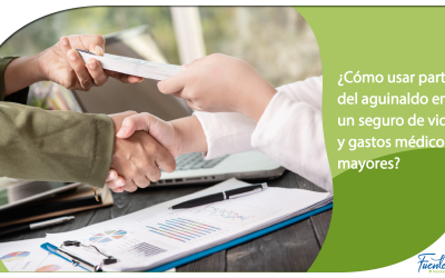 Cómo usar parte del aguinaldo en un seguro de vida y gastos médicos mayores.